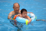 Grandfather and grandson