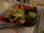 Green Salad w/Slices of Smoked Duck Breast
