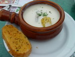 Oyster & Chowder Cream Soup serve w/garlic bread