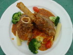 Stewed Lamb Shank with Basil