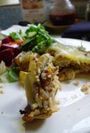 filled with goat's cheese,sundried tomatoes,wild mushrooms
