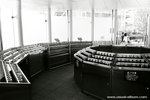 an umbrella room.  they had just a separate structure for umbrella storage.  
