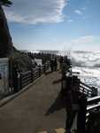 .... is a bridge built on top of the water, around the ledge! That was pretty 