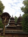 It's a historic church with monks still inside!