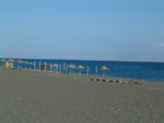 beach@ Perisa.....sand is black becoz of volcano ash<BR>�x�p�q�����s�ۨF�y