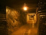 Inside Wieliczka salt mine�x<BR>Wieliczka �Q�q��