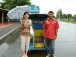 With the taxi driver we hired@ Ayutthaya