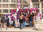 Souvenior stalls on the Westminster Bridge