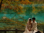 D3@ Jiuzhaigou NP<BR>Damn cold & crowdy to take photo....but it's really attractive.....