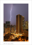 Lightning at building
