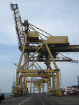 quay crane on diesel