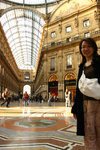Inside Galleria Vittorio Emanuele II