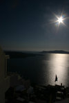 Fira sunset (view from hotel room)
