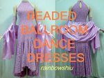 BEADED BALLROOM DANCE DRESSES