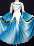 fading multi-blue satin