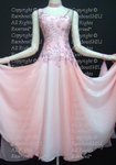 fading multi pink chiffon