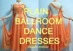 PLAIN BALLROOM DANCE DRESS